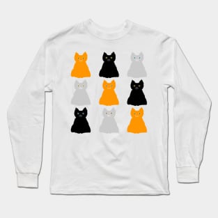 Kitty Colors Long Sleeve T-Shirt